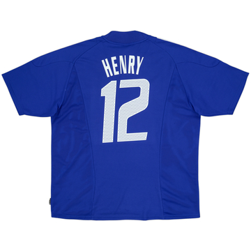 2002-04 Francia Camiseta Local Henry #12 - 6/10 - (M)