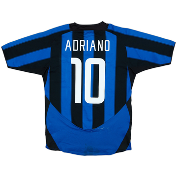 2003-04 Inter Milan Home Shirt Adriano #10 - 4/10 - (M)