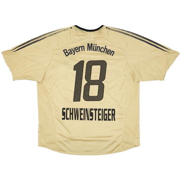 2004-05 Bayern Munich Away Shirt Schweinsteiger #18 - 5/10 - (XXL)