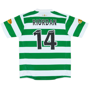 2007-08 Celtic Home Shirt Riordan #14 - 4/10 - (L)