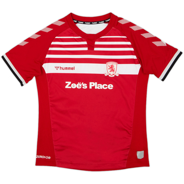 2019-20 Middlesbrough Home Shirt - 7/10 - (XL.Boys)
