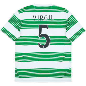 2013-15 Celtic Home Shirt Virgil #5 - 10/10 - (M)