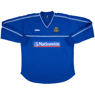 2001-02 Halifax Town Home L/S Shirt - 8/10 - (XL)