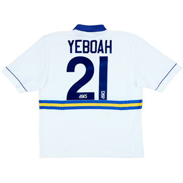 1993-95 Leeds United Home Shirt Yeboah #21 - 8/10 - (XL)