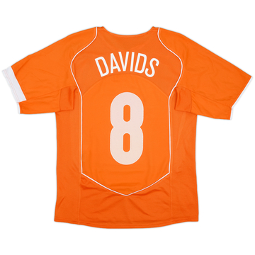 2004-06 Netherlands Home Shirt Davids #8 - 7/10 - (XL.Boys)