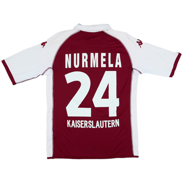 2004-05 Kaiserslautern Home Shirt Nurmela #24 - 6/10 - (XL)