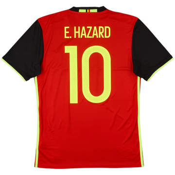 2016-17 Belgium Home Shirt E. Hazard #10 - 7/10 - (S)