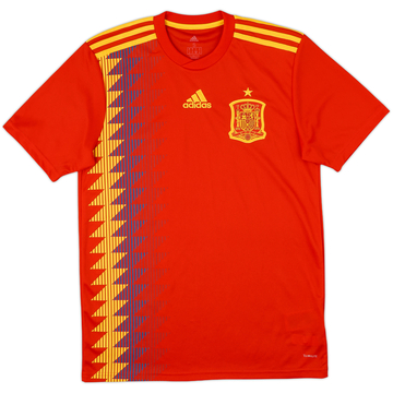 2018-19 Spain Home Shirt - 10/10 - (S)
