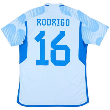 2022-23 Spain Away Shirt Rodrigo #16 - 6/10 - (M)