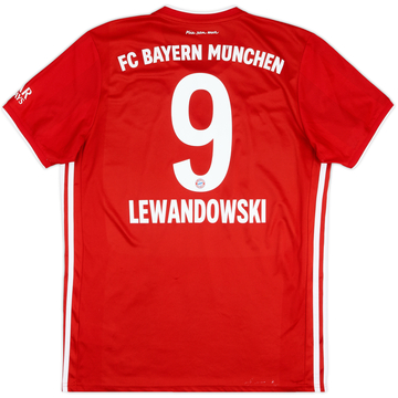 2020-21 Bayern Munich Home Shirt Lewandowski #9 - 9/10 - (L)