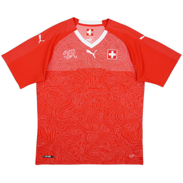 2018-20 Switzerland Home Shirt - 8/10 - (L)