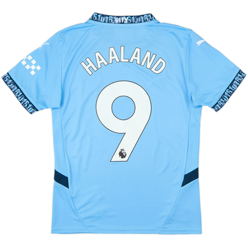 2024-25 Manchester City Home Shirt Haaland #9 - 8/10 - (S)