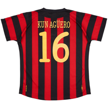 2011-12 Manchester City Away Shirt Kun Aguero #16 - 5/10 - (L)