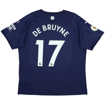 2021-22 Manchester City Third Shirt De Bruyne #17 - 9/10 - (XL)