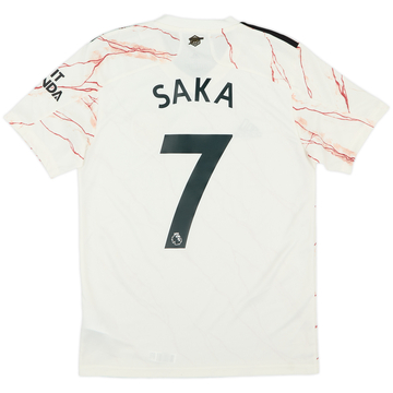 2020-21 Arsenal Away Shirt Saka #7 - 7/10 - (S)