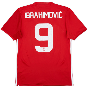 2016-17 Manchester United Home Shirt Ibrahimovic #9 - 6/10 - (S)