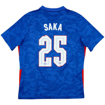 2020-21 England Away Shirt Saka #25 - 8/10 - (L)