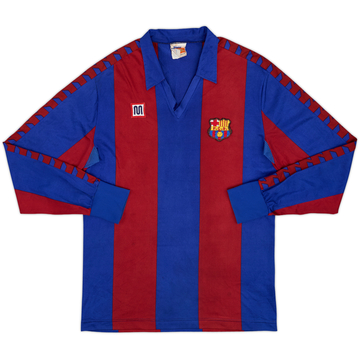 1984-89 Barcelona Home L/S Shirt - 10/10 - (M)
