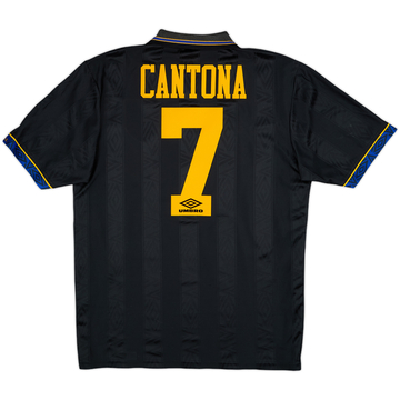 1993-95 Manchester United Away Shirt Cantona #7 - 8/10 - (XL)