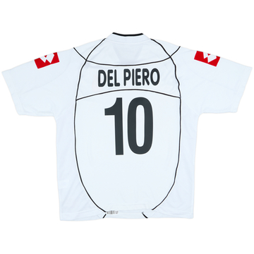 2002-03 Juventus European Away Shirt Del Piero #10 - 8/10 - (XL)