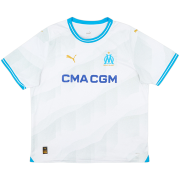 2020-21 Olympique Marseille Home Shirt - 10/10 - (XXL)