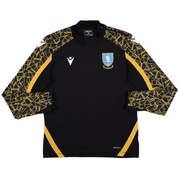 2021-22 Sheffield Wednesday Macron 1/4 Zip Drill Top - 8/10 - (M)