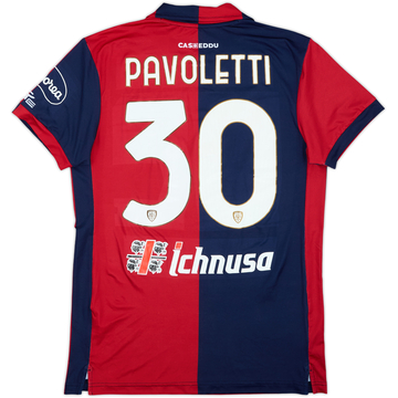 2023-24 Cagliari Home Shirt Pavoletti #30 (M)