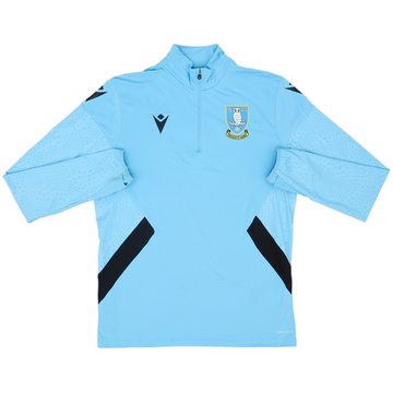 2021-22 Sheffield Wednesday Macron 1/4 Zip Drill Top - 7/10 - (M)