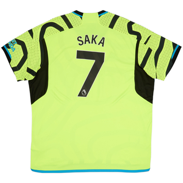 2023-24 Arsenal Away Shirt Saka #7 - 8/10 - (XXL)