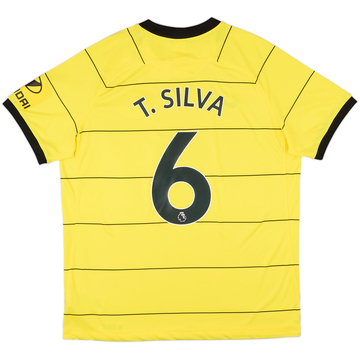 2021-22 Chelsea Away Shirt T.Silva #6 - 10/10 - (XL)