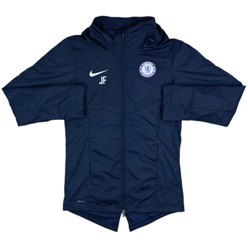 2018-19 Chelsea Staff Issue Nike Hooded Rain Jacket JF - 10/10 - (S)
