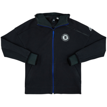 2016-17 Chelsea adidas Hooded Track Jacket - 8/10 - (M)