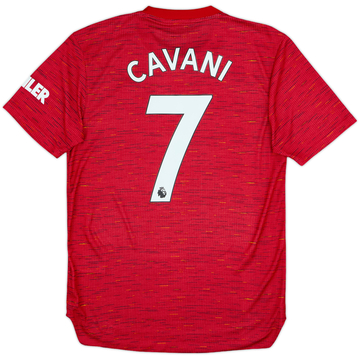 2020-21 Manchester United Authentic Home Shirt Cavani #7 - 9/10 - (S)
