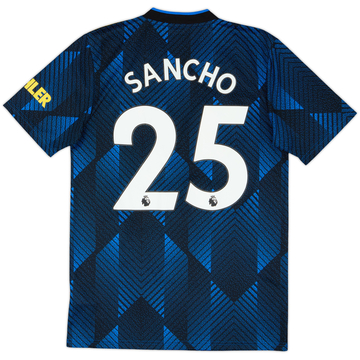2021-22 Manchester United Third Shirt Sancho #25 - 9/10 - (S)