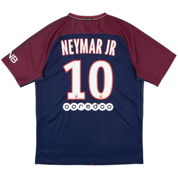 2017-18 Paris Saint-Germain Home Shirt Neymar Jr #10 - 5/10 - (M)
