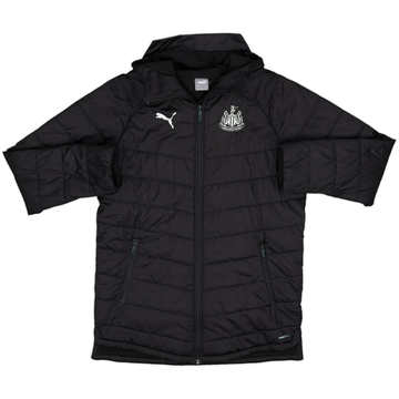 2019-20 Newcastle United Puma Hooded Padded Bench Coat - 8/10 - (M)