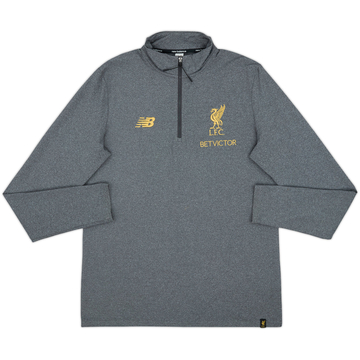 2017-18 Liverpool New Balance 1/4 Zip Drill Top - 7/10 - (XL)