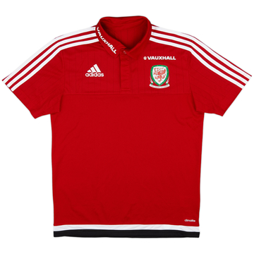 2015-16 Wales adidas Polo Shirt - 9/10 - (S)