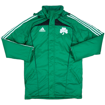 2010-11 Panathinaikos adidas Padded Bench Coat - 10/10 - (S)