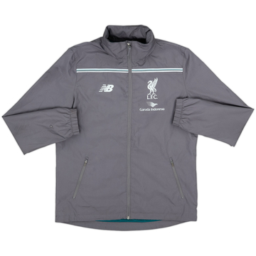 2015-16 Liverpool New Balance Hooded Rain Jacket - 7/10 - (M)