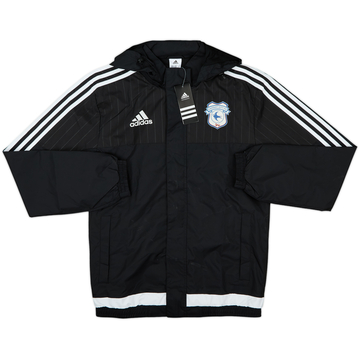 2016-17 Cardiff City adidas Rain Jacket (XS)