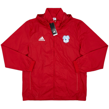 2017-18 Cardiff City adidas Rain Jacket (L)