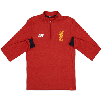 2017-18 Liverpool New Balance 1/4 Zip Drill Top - 10/10 - (S)