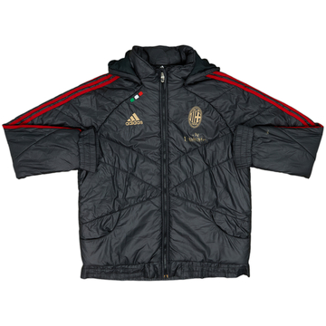 2011-12 AC Milan adidas Hooded Bench Coat - 5/10 - (L)
