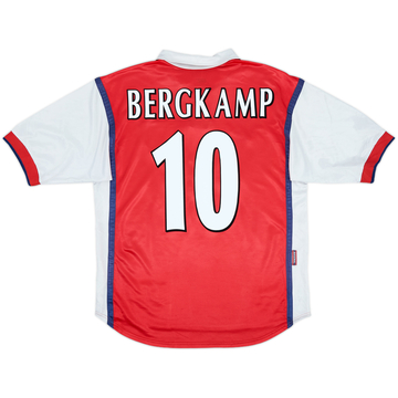 1998-99 Arsenal Home Shirt Bergkamp #10 - 5/10 - (S)
