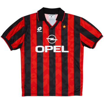 1994-95 AC Milan Home Shirt - 8/10 - (M)