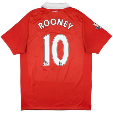 2010-11 Manchester United Home Shirt Rooney #10 - 5/10 - (M)