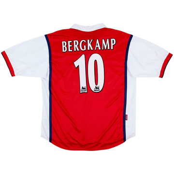 1998-99 Arsenal Home Shirt Bergkamp #10 - 8/10 - (XL)