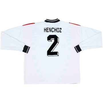 1996-97 Hamburg Home L/S Shirt Henchoz #2 - 8/10 - (XL/XXL)