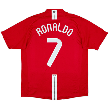 2007-09 Manchester United Home Shirt Ronaldo #7 - 5/10 - (L)